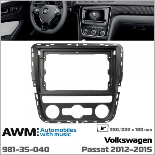 Рамка переходная AWM 981-35-040 Volkswagen Passat