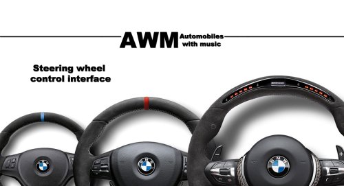 Адаптер кнопок на руле для BMW 3 Series, 5 Series, 7 Series, Mini AWM BM-9406