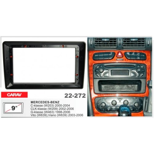 Рамка перехідна Mercedes Vito, Viano, W639, W203, W209, W463 Carav 22-272