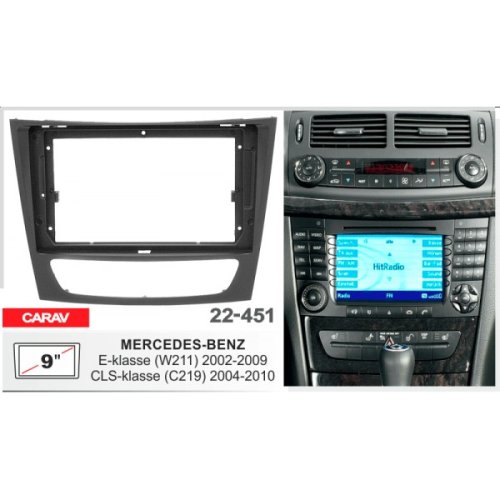 Рамка перехідна Mercedes W211, C219 Carav 22-451