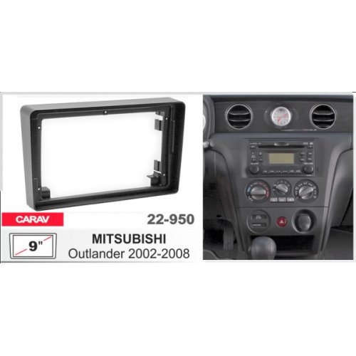 Рамка перехідна Mitsubishi Outlander Carav 22-950