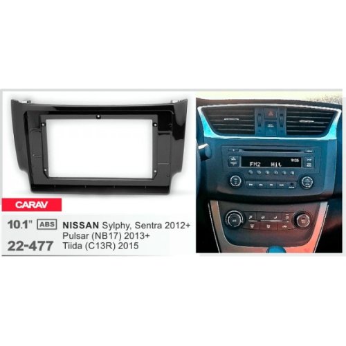 Рамка переходная Nissan Sylphy, Sentra, Pulsar, Tiida Carav 22-477