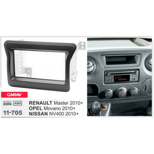 Рамка перехідна Renault, Opel, Nissan Carav 11-705