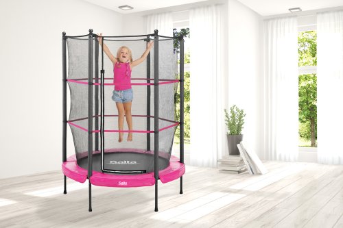 Батут Salta Junior trampoline круглый 140 см Pink 5426P