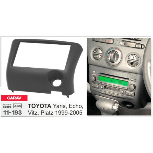 Рамка перехідна Toyota Yaris, Echo, Vitz, Platz Carav 11-193