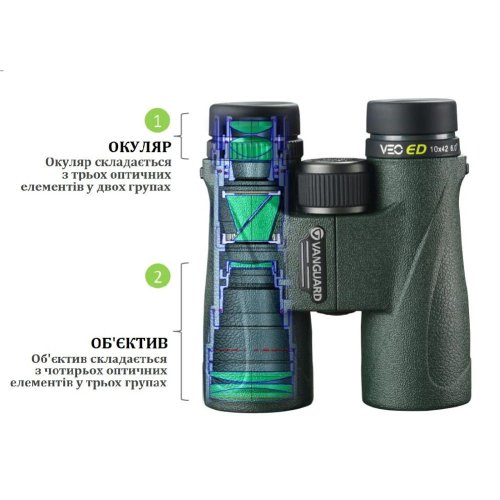 Бинокль Vanguard VEO ED 10x42 WP (VEO ED 1042)