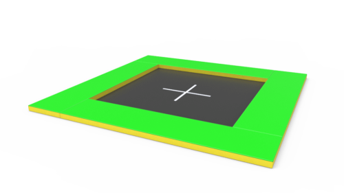 Грунтовий батут KIDIGO 2,4х2,4