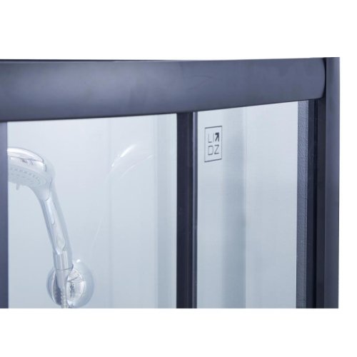 Гидромассажный бокс Lidz Majatek SBM100x100.BLA.HIGH.TR (LMSBM100100BLAHIGHTR)