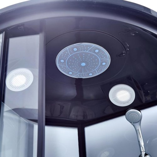 Гидромассажный бокс Lidz Majatek SBM100x100.BLA.HIGH.TR (LMSBM100100BLAHIGHTR)