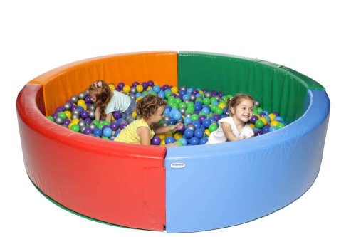 Сухой бассейн KIDIGO Круг 2,5 ПВХ, вторичный поролон 41040