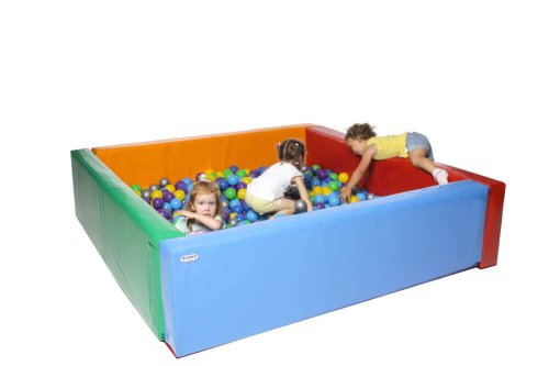 Сухой бассейн KIDIGO Квадрат 2 ПВХ, вторичный поролон 41043