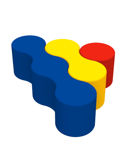 Комплект детских пуфов Волна Kidigo 42025