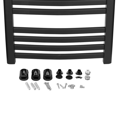 Полотенцесушитель водяной Qtap Dias (BLA) P18 1000x500 HY