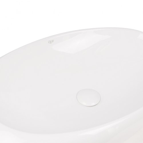 Умивальник Qtap Leo з донним клапаном QT11111094W