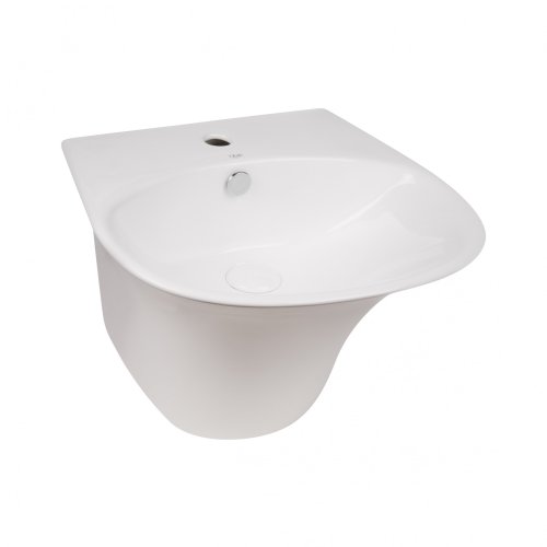 Умывальник Qtap Virgo с донным клапаном QT1811037GW