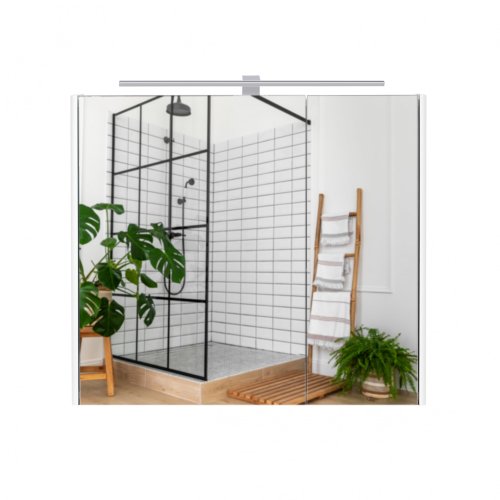 Дзеркальна шафа підвісна Qtap Albatross з підсвічуванням QT0177ZP800LW