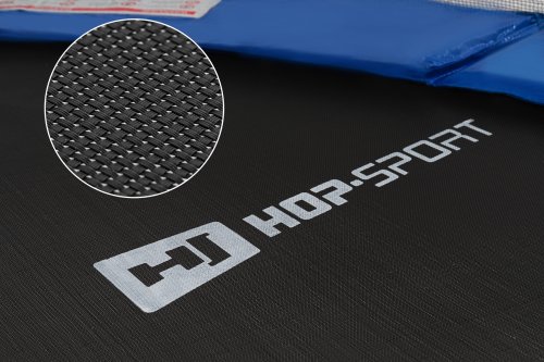 Батут Hop-Sport 10ft (305cm) black/blue с внутренней сеткой 4 ноги