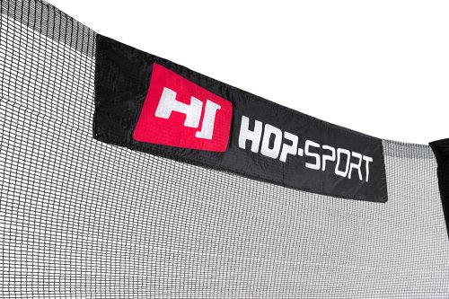Батут Hop-Sport 10ft (305cm) black/blue с наружной сеткой 4 ноги