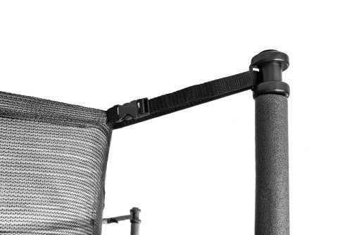 Батут Hop-Sport 16ft (488cm) black/blue з зовнішньою сіткою