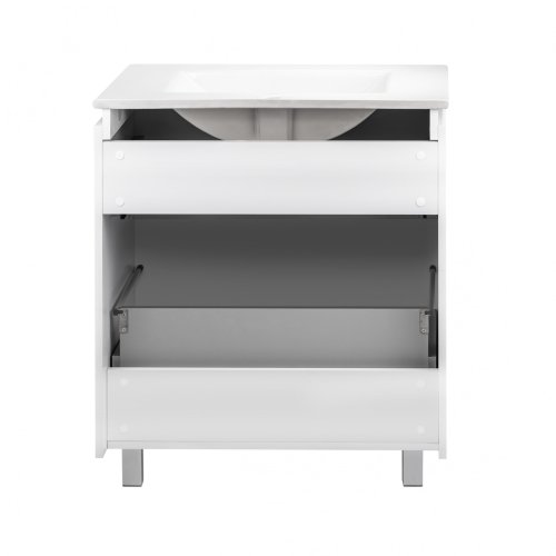 Напольная тумба с умывальником Qtap Albatross QT0171TN800D3080CW