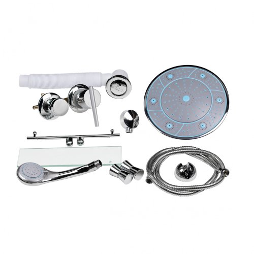 Душовий бокс Lidz Tani SB90x90.SAT.HIGH.FB Fabric