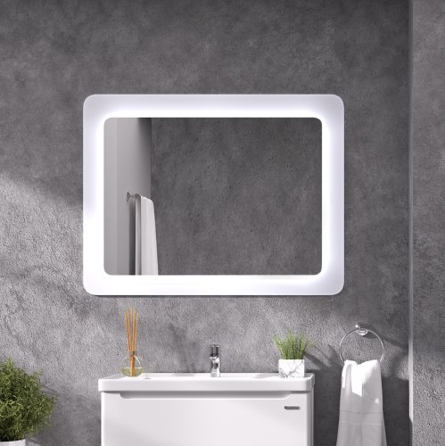 Дзеркало SANWERK Ultra Cosmo White 88x83 LED 2835IR W