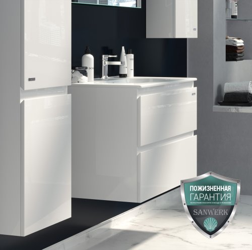 Тумба з умивальником SANWERK Foreva Air 101 Білий Клеа 2F