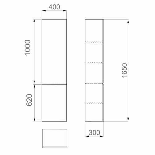 Пенал SANWERK Foreva Air 40 Белый R 2F