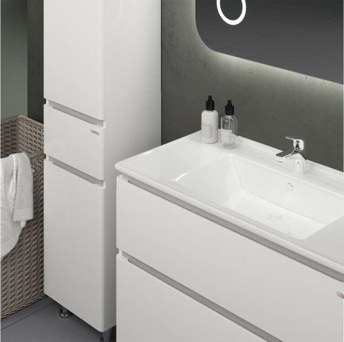 Тумба с умывальником SANWERK Amata 80 Белый Меркурий 2F