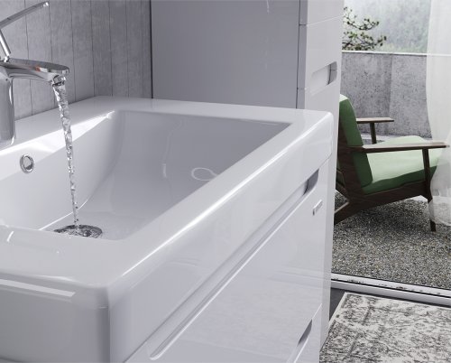 Тумба з умивальником SANWERK Era 100 Білий Принц 2F