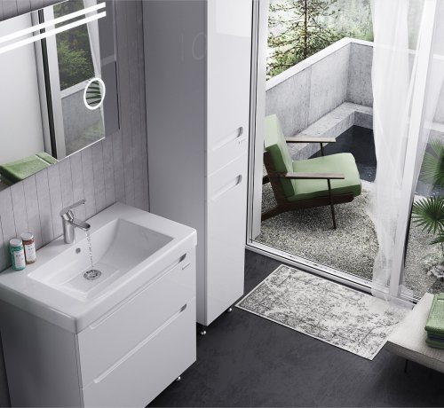 Тумба з умивальником SANWERK Era 100 Білий Принц 2F