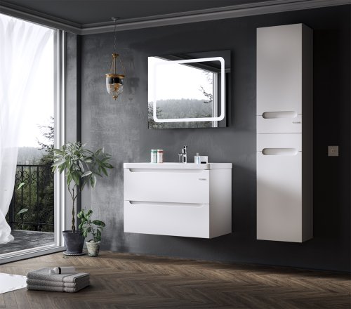 Тумба з умивальником SANWERK Era Air 70 Білий Канте 2F