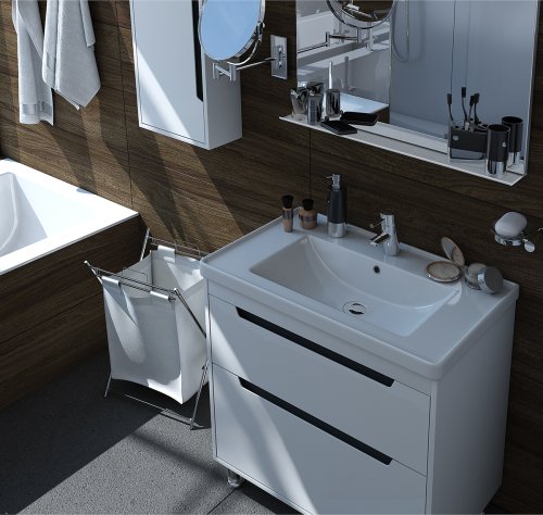 Тумба з умивальником SANWERK Greta 60 Білий Канте 2F