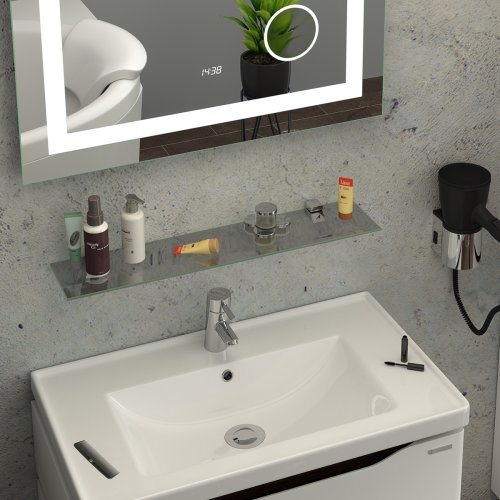 Тумба з умивальником SANWERK Alessa 70 Венге Канте 2F