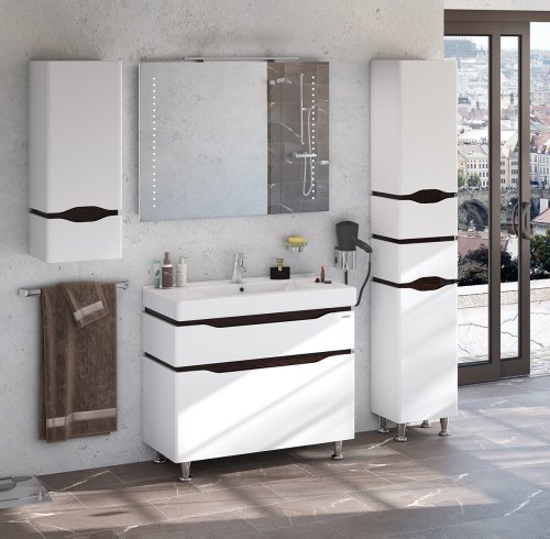 Тумба з умивальником SANWERK Alessa 100 Венге Принц 2F