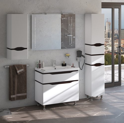 Пенал SANWERK Alessa 35 Венге з корзиною R 4F K