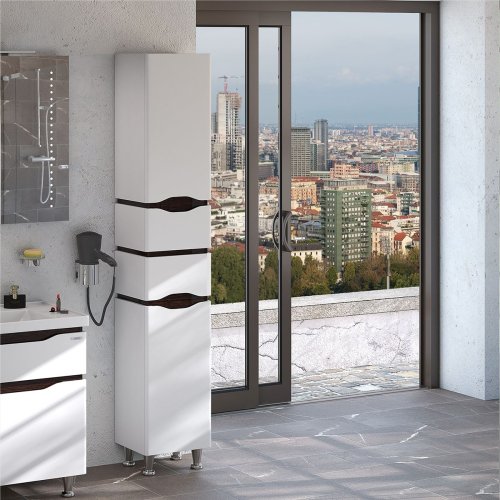 Пенал SANWERK Alessa 35 Венге з корзиною R 4F K