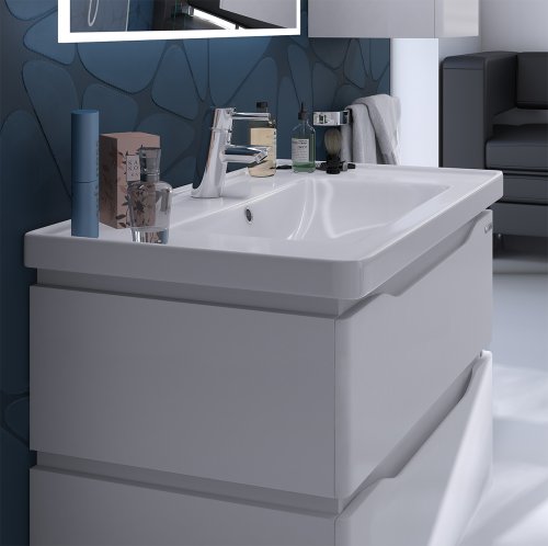 Тумба с умывальником SANWERK Alessa Air 60 Белый Канте 2F