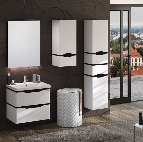 Тумба з умивальником SANWERK Alessa Air 60 Венге Канте 2F