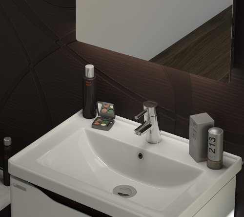 Тумба з умивальником SANWERK Alessa Air 80 Венге Канте 2F