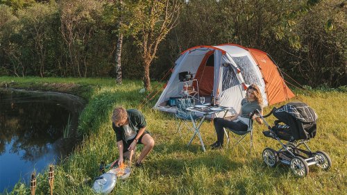 Гриль угольный Easy Camp Adventure Grill Silver (680193)