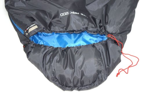 Спальный мешок High Peak Lite Pak 1200/+5°C Anthra/Blue Left (23277)