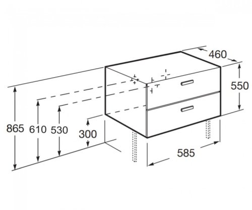 Тумба под умывальник Roca Victoria Basic Modular A856575806
