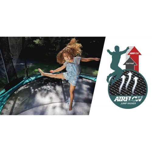 Батут BERG Champion Regular 430 Grey Levels + Safety Net Deluxe (35.44.29.01+35.72.24.03)