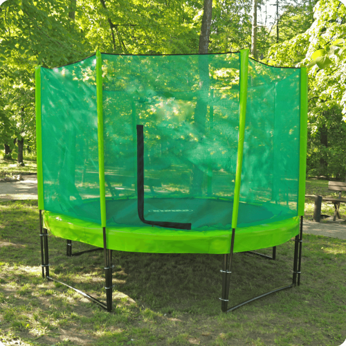 Батут з сіткою KIDIGO Ukraine 304 см (green-green)