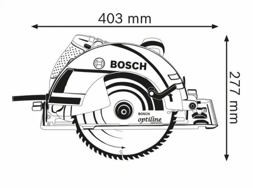 Дисковая пилка Bosch GKS 235 Turbo Professional