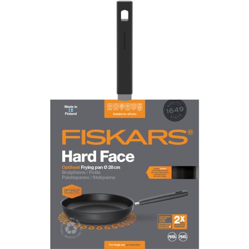 Сковорода Fiskars Hard Face OPTIHEAT 28 см