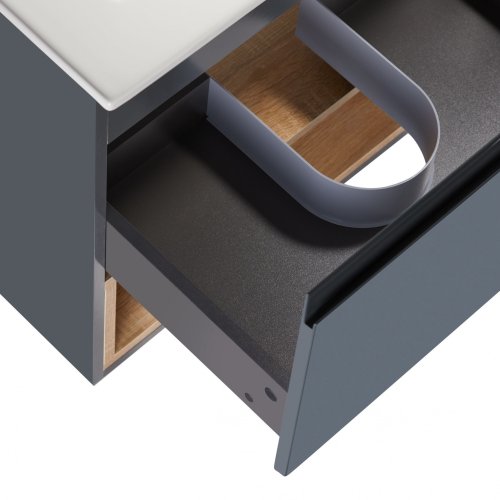 Тумба подвесная с умывальником Qtap Robin QT1372TPВ6002GWO