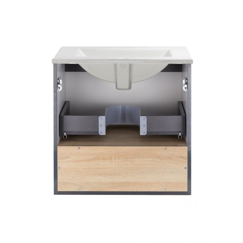 Тумба подвесная с умывальником Qtap Robin QT1372TPВ6002GWO