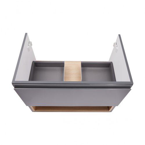 Тумба подвесная с умывальником Qtap Robin QT1372TPВ7002GWO